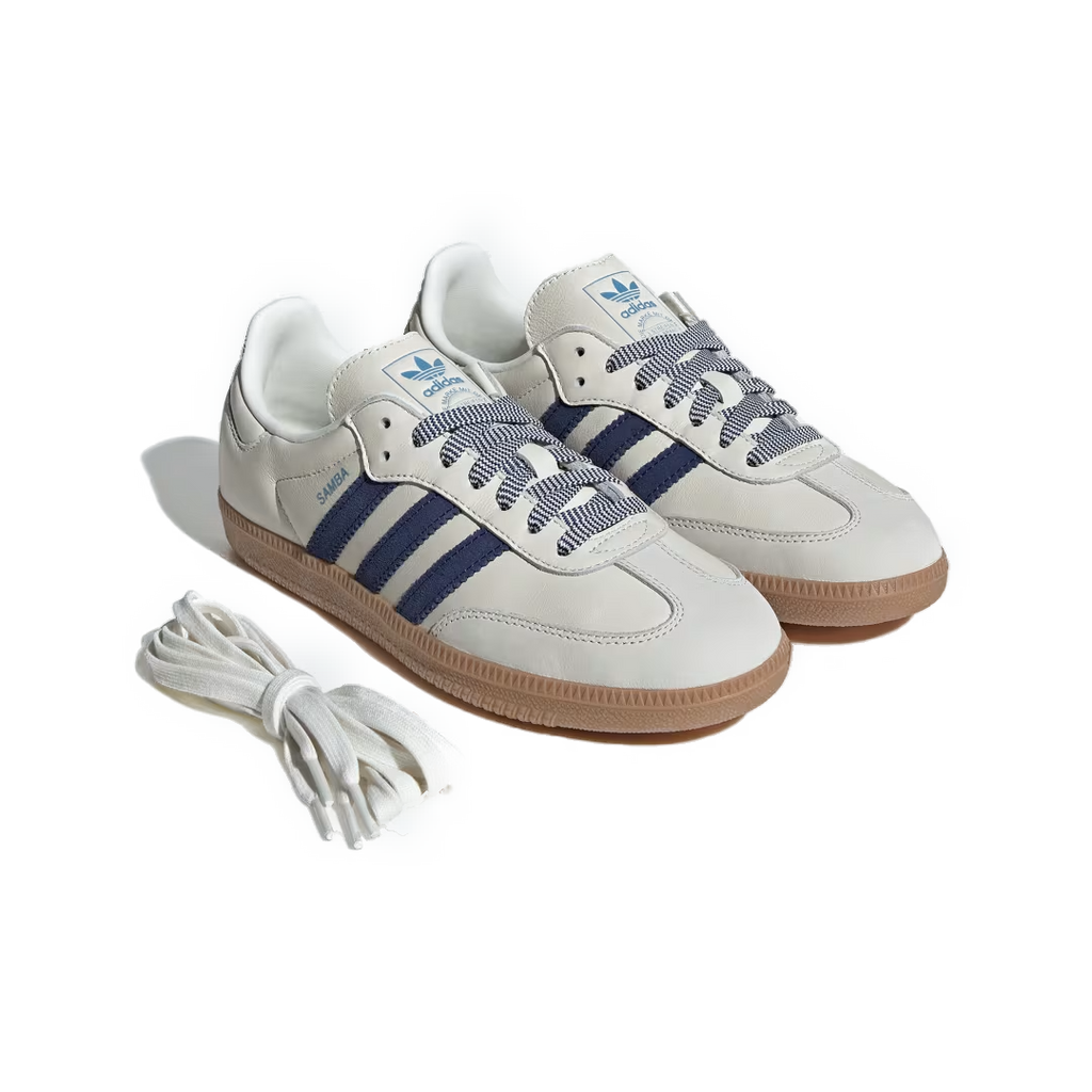 Adidas Samba Off White/Dark Blue